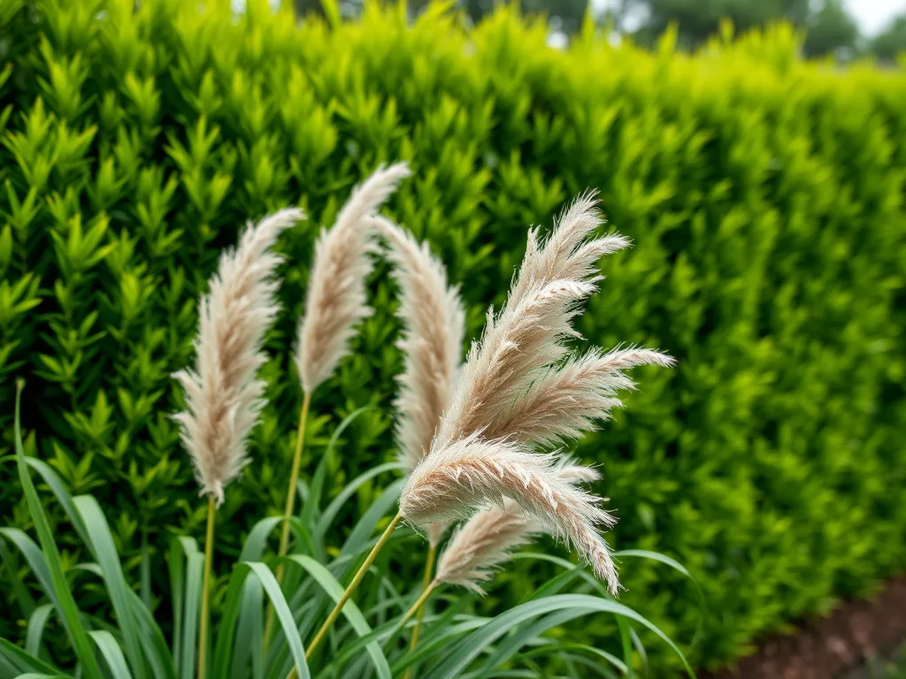 Jak sadzić miskant olbrzymi na żywopłot?