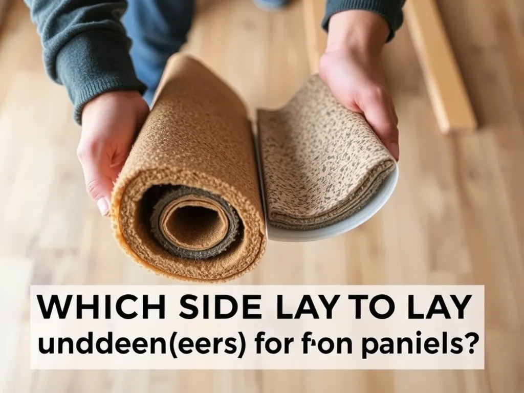 Którą stroną kłaść podkład pod panele?