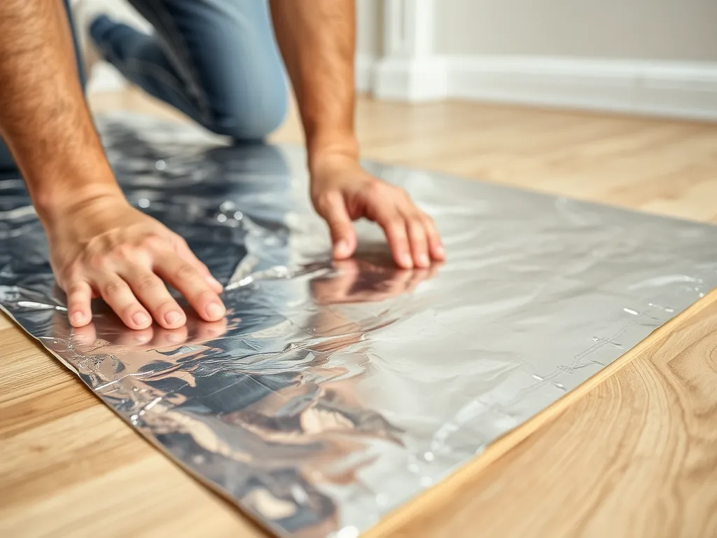 Jak układać podkład pod panele z folią aluminiową?